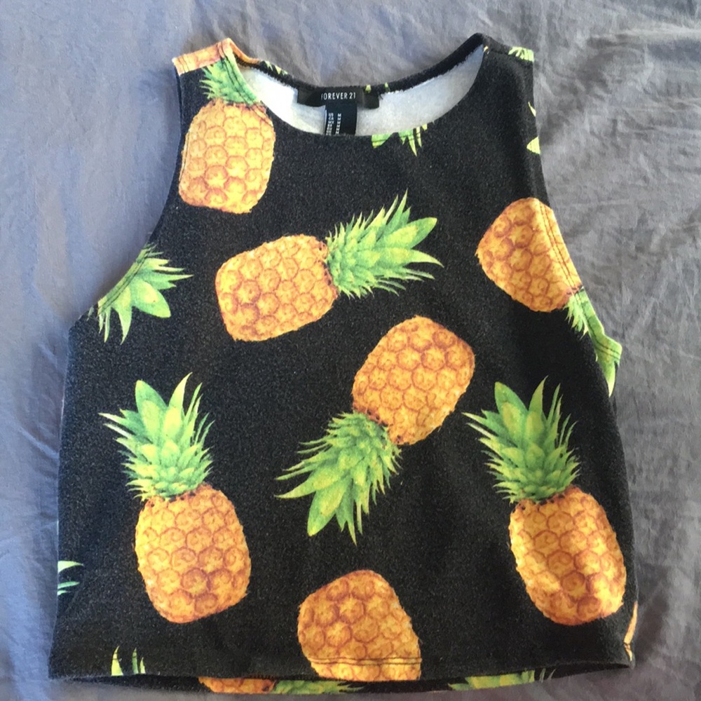 Pineapple crop top